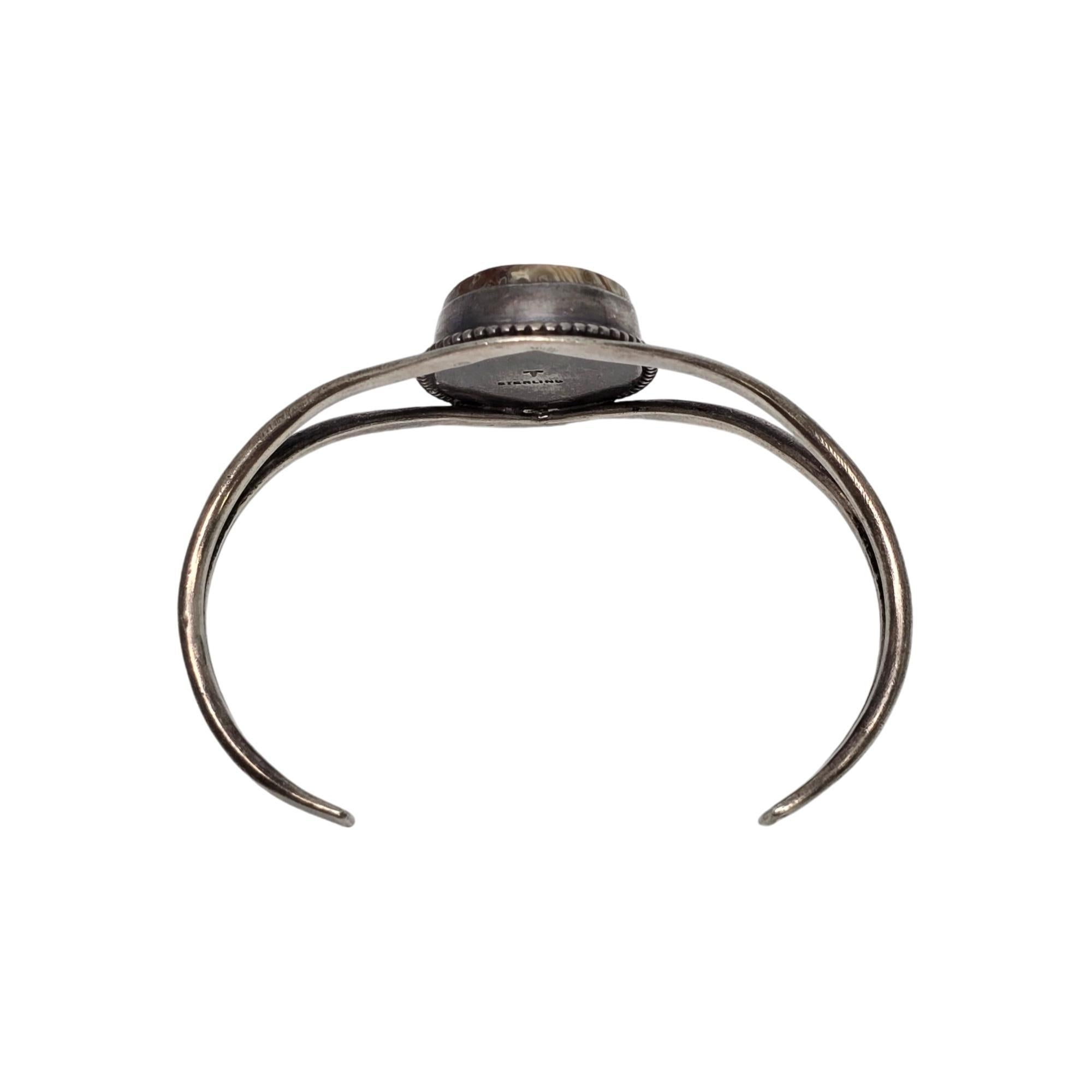 De las mujeres Brazalete de ágata de encaje de plata de ley Floyd Namingha Lomakuyvaya 19108 en venta