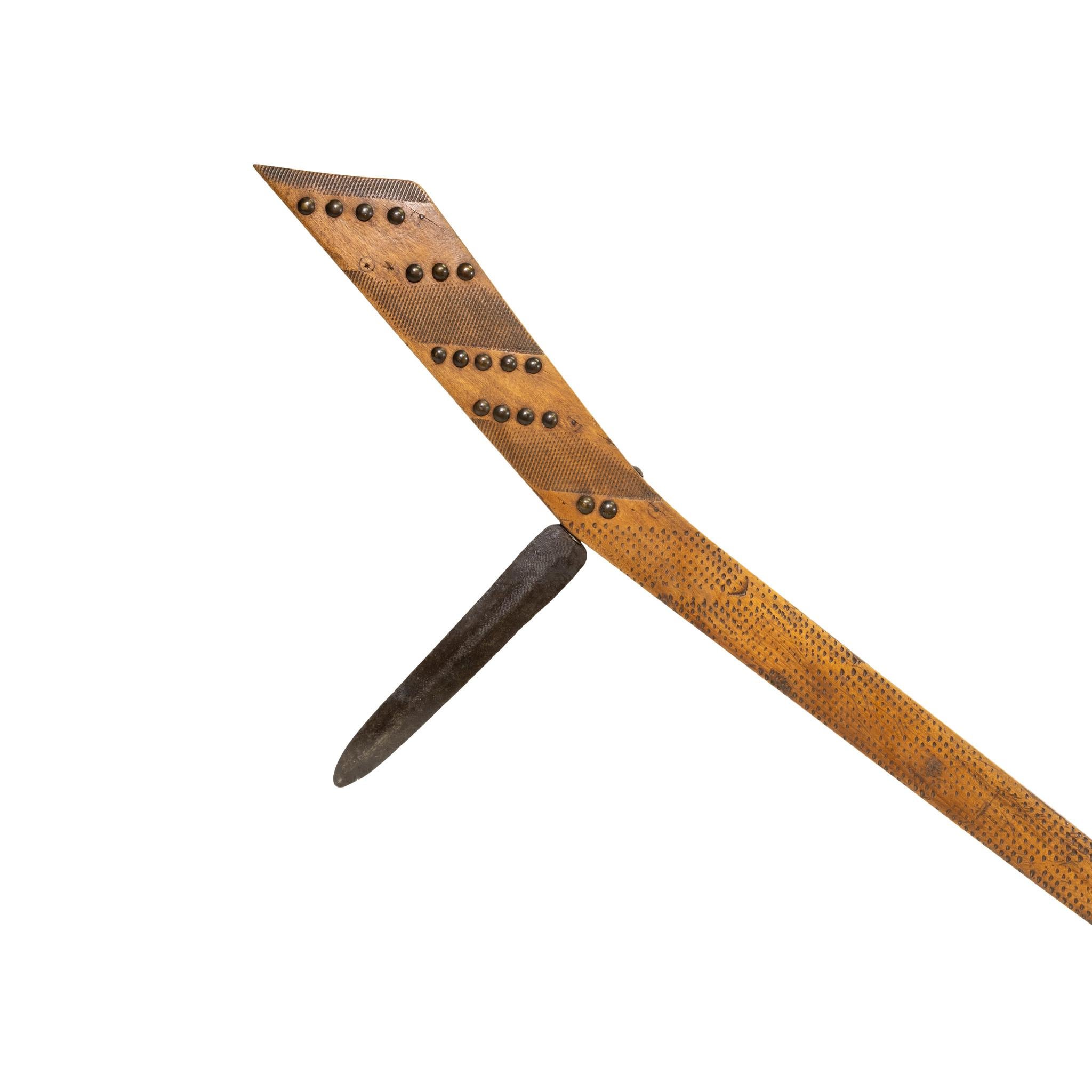 Native American Gun Stock Club In Good Condition For Sale In Coeur d'Alene, ID