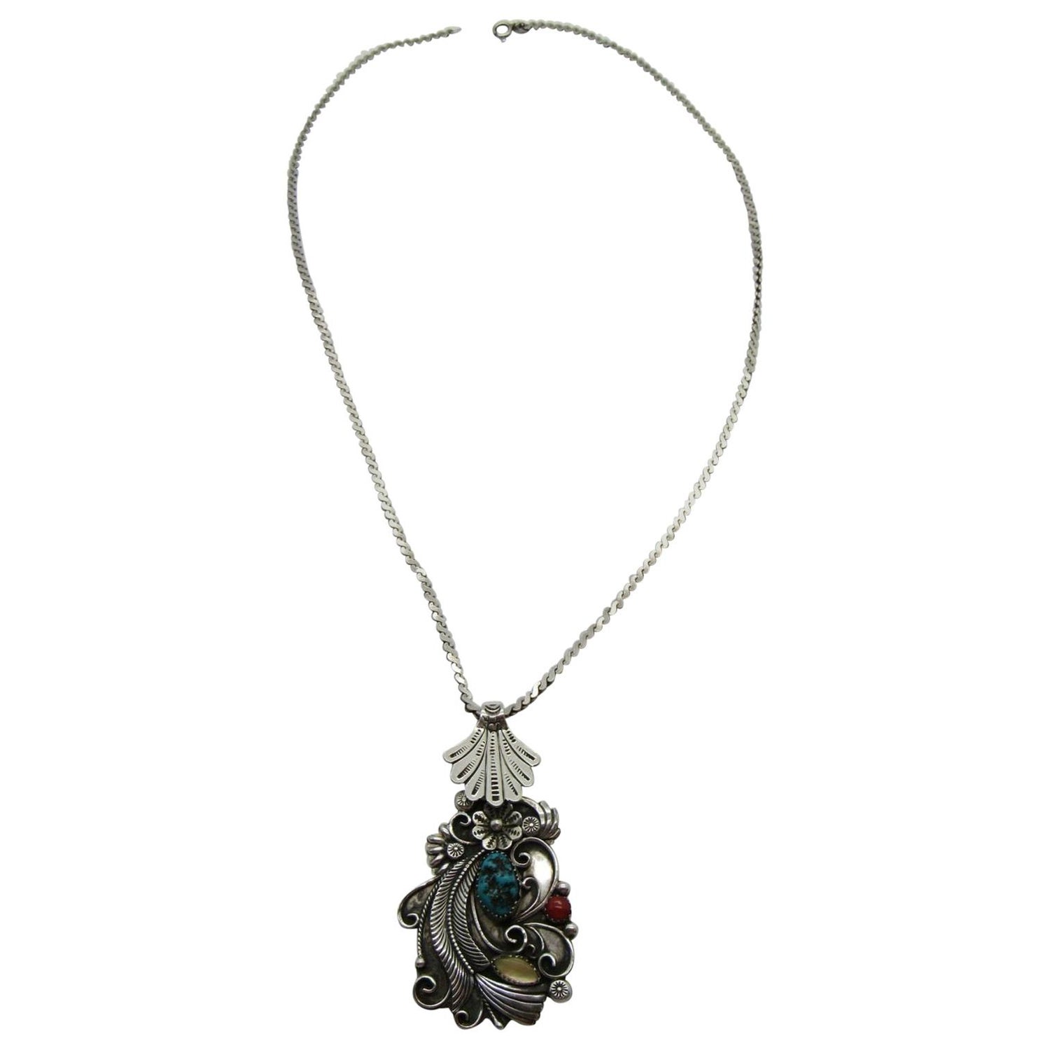 Retro Tibetan Jewelry - 3 For Sale on 1stDibs