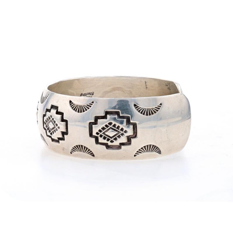 Women's Native American Harry R. Morgan Navajo Cuff Bracelet 6 1/2