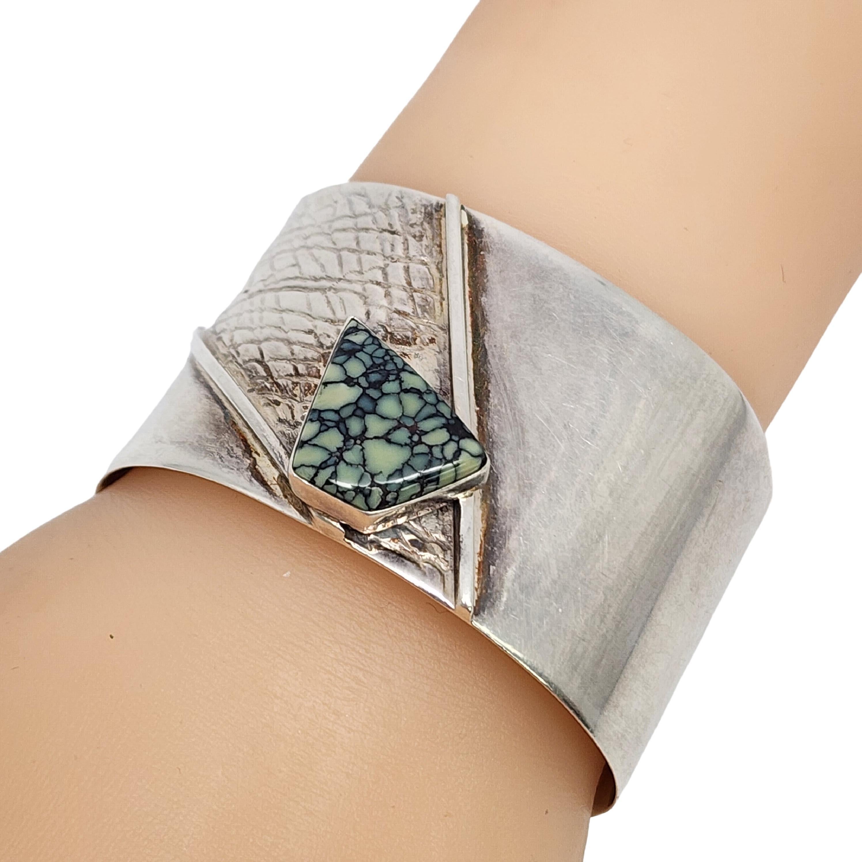 Native American HC w/Yellowhorse Sterling Silver Turquoise Cuff Bracelet #17667 5