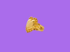 Heart Ring 18 Karat Yellow Gold