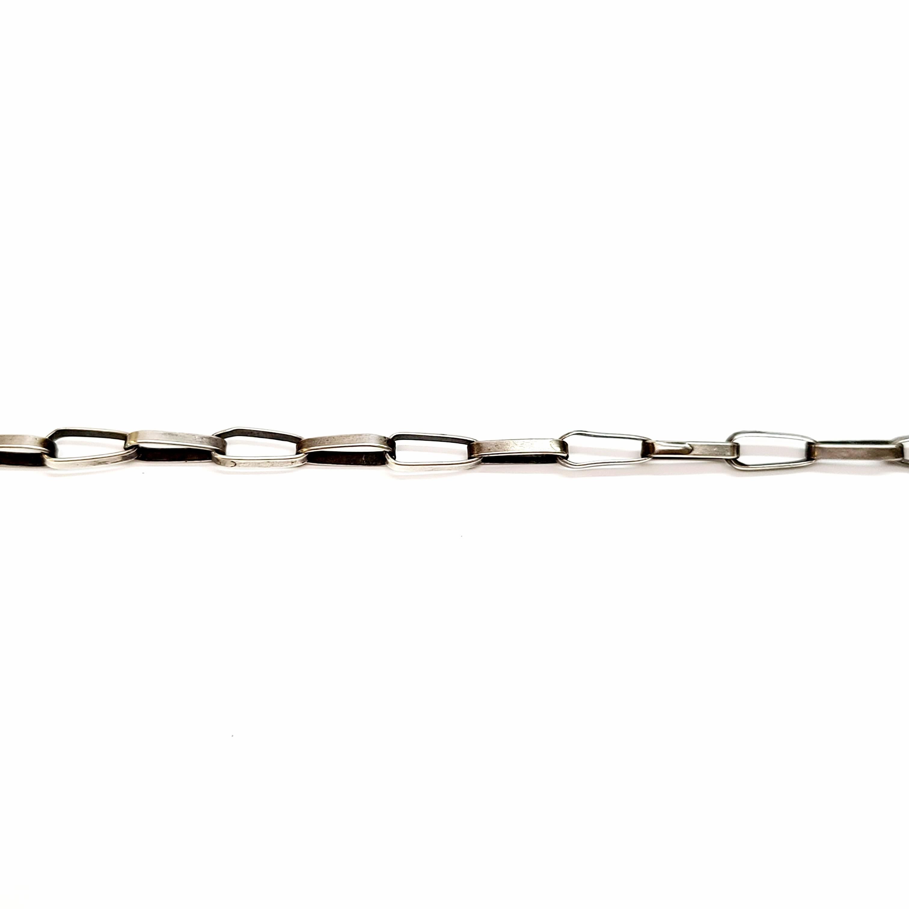Native American Hopi Elgene Sehongva Sterling Silver Bear Paw Collar Necklace In Good Condition In Washington Depot, CT