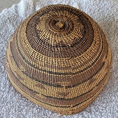 Native American Hupa Hat Basket Circa. 1900