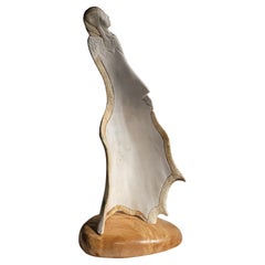 Native American Indian Carving By Clye Drew 1953