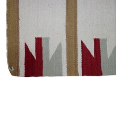 Native American Indian Navajo Spun & Woven Wool Saddle Blanket C1920