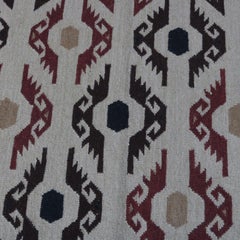 Native American Indian Navajo Style Area Rug, Stylized Eagles, 20th Century