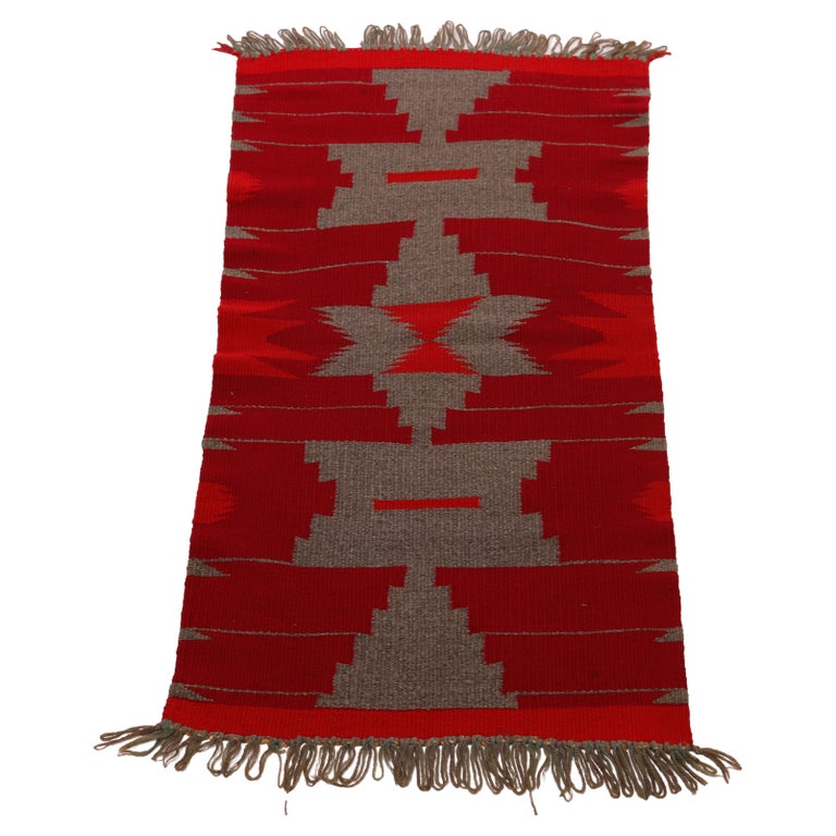 Native American Indian Southwest Navajo Wool Rug 20th C at 1stDibs