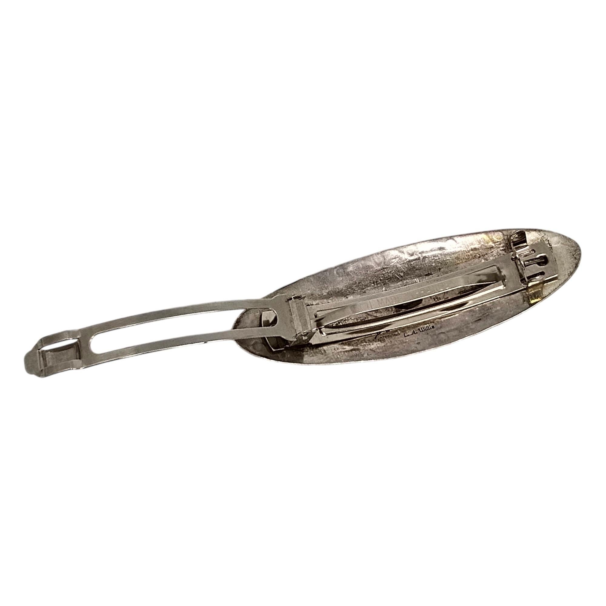 Women's Native American LA Willie for Joe Delgarito Sterling Silver Barrette #19114