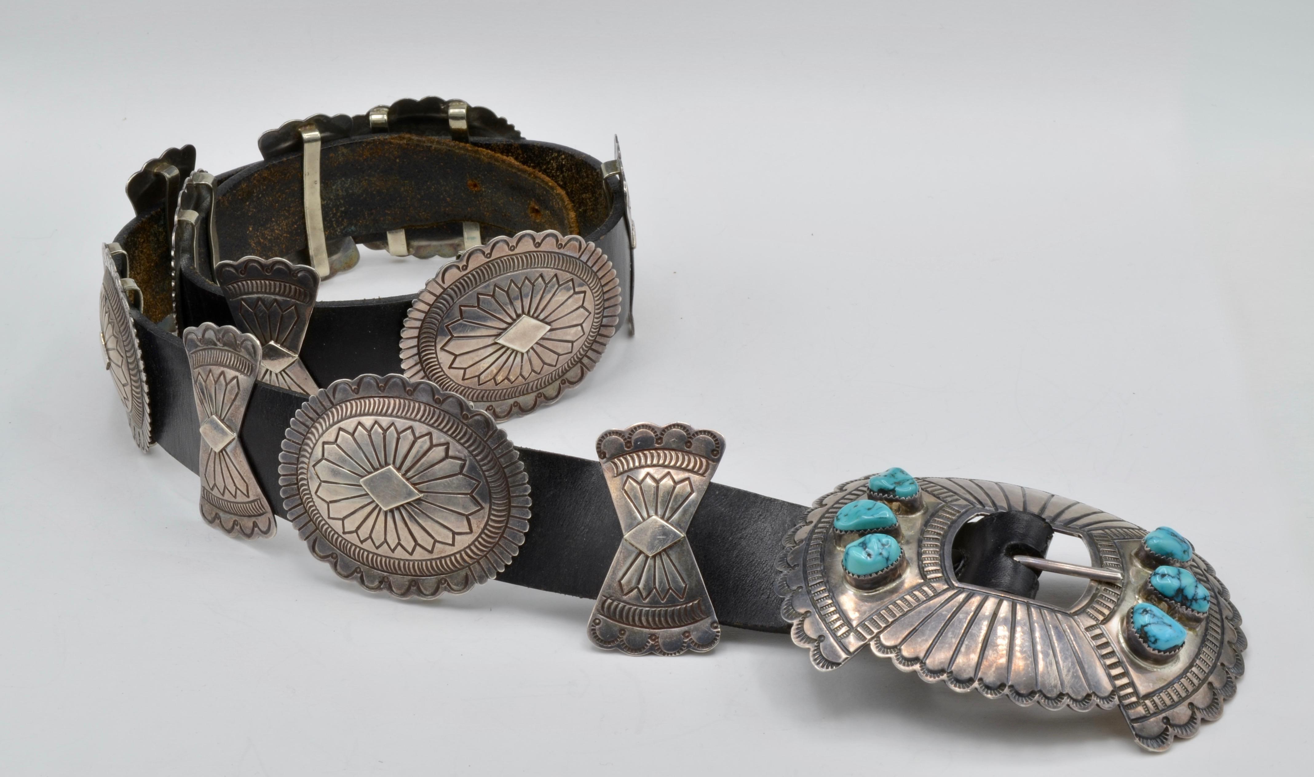 native american concho belts