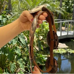 Native American Navajo Concho Sterling Silver Belt Fine Estate Accessory