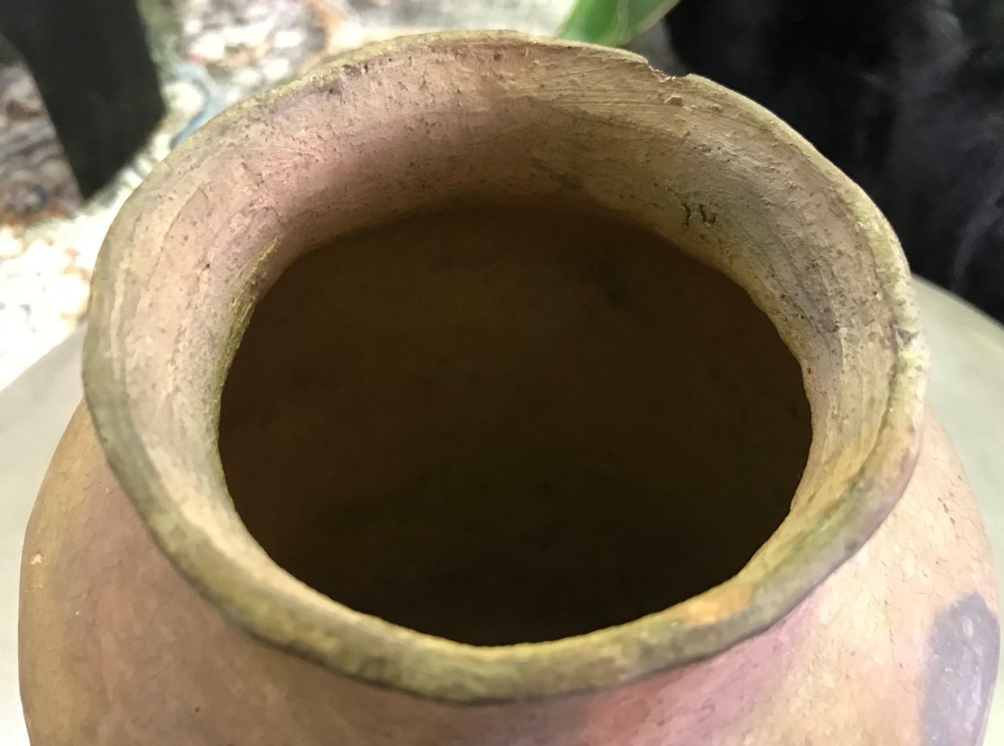 Native American Navajo Hand Built Ceramic Pottery Vase Pot Jar, 19th Century 1