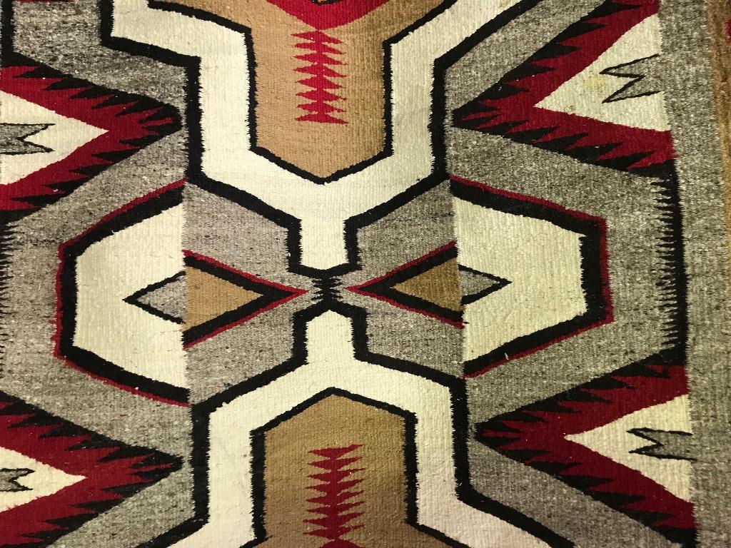 Hand-Woven Native American Navajo Handwoven Rug Blanket