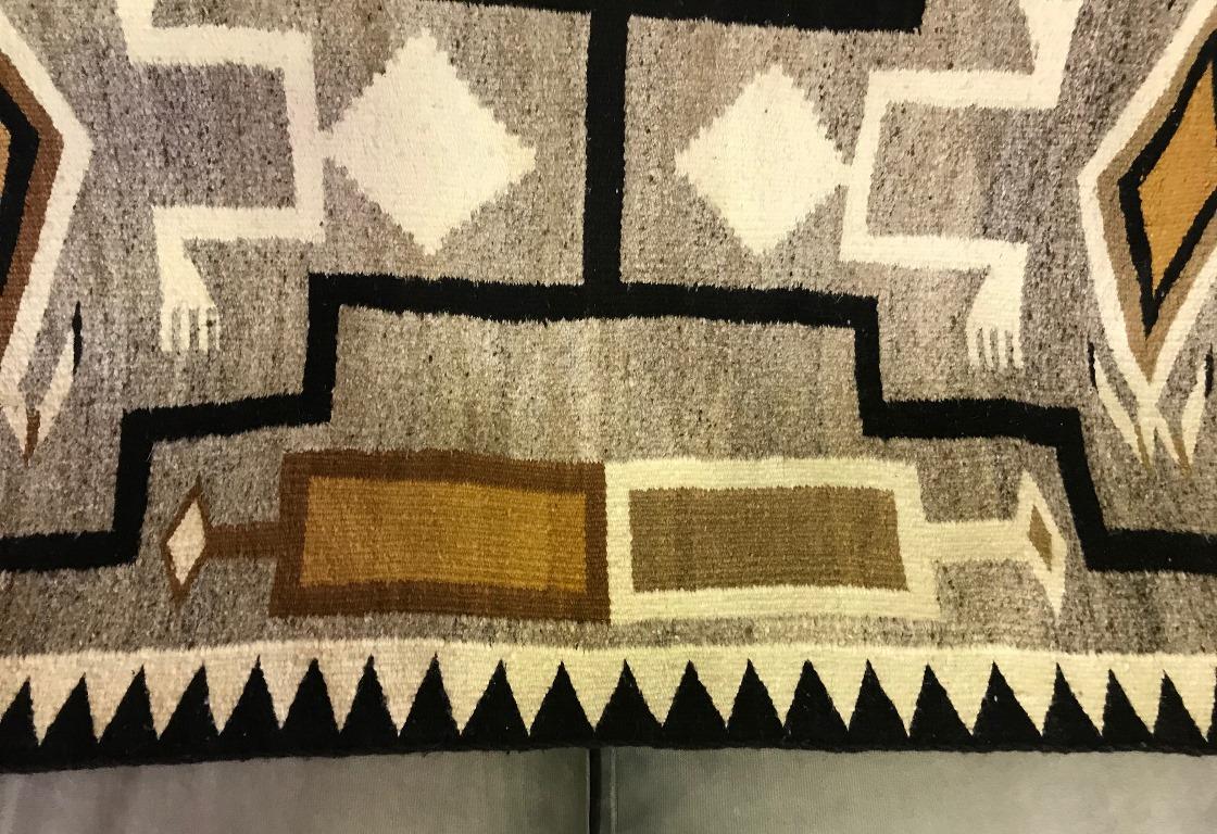 Hand-Woven Native American Navajo Handwoven Rug Blanket