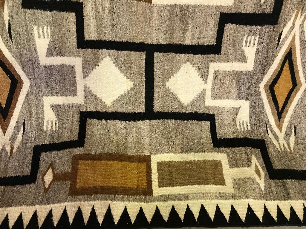 Native American Navajo Handwoven Rug Blanket 1