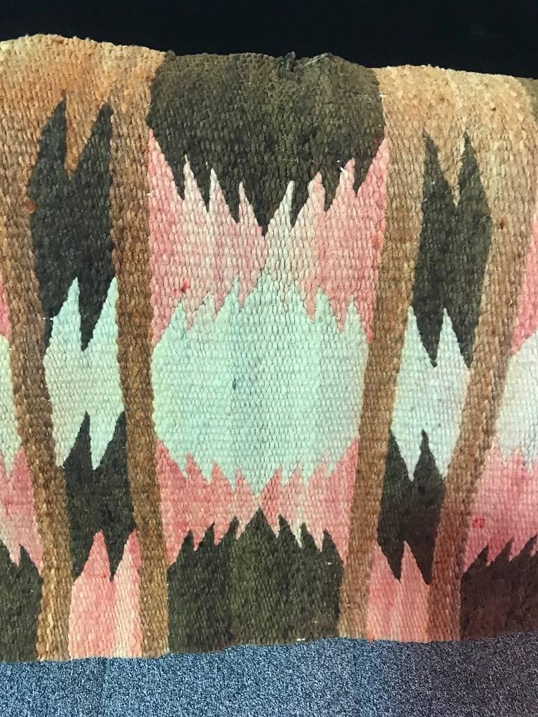 Hand-Woven Native American 'Navajo' Rug/ Mat