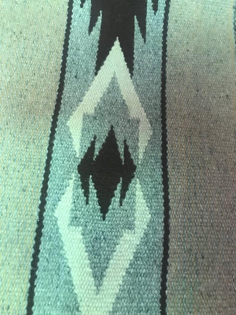 Native American Navajo Rug or Mat In Good Condition For Sale In Studio City, CA