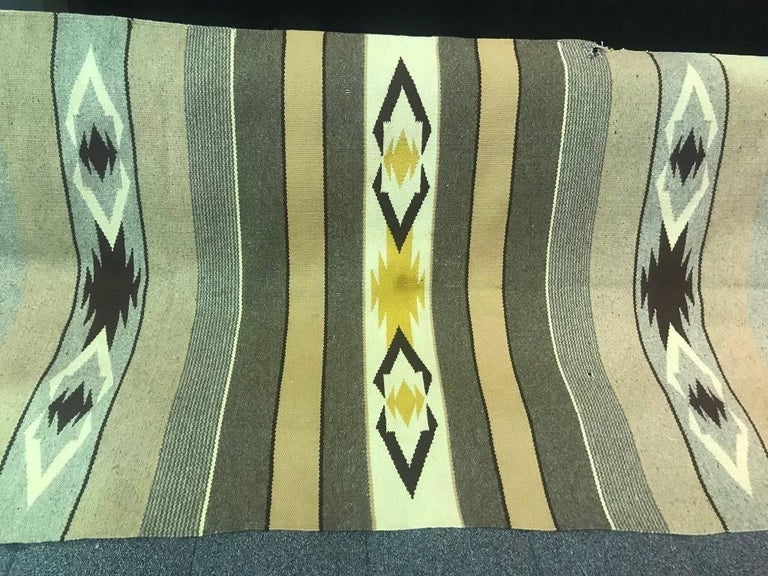 20th Century Native American Navajo Rug or Mat For Sale