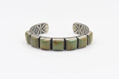 Bracciale in turchese Navajo in argento sterling di Kirk Smith