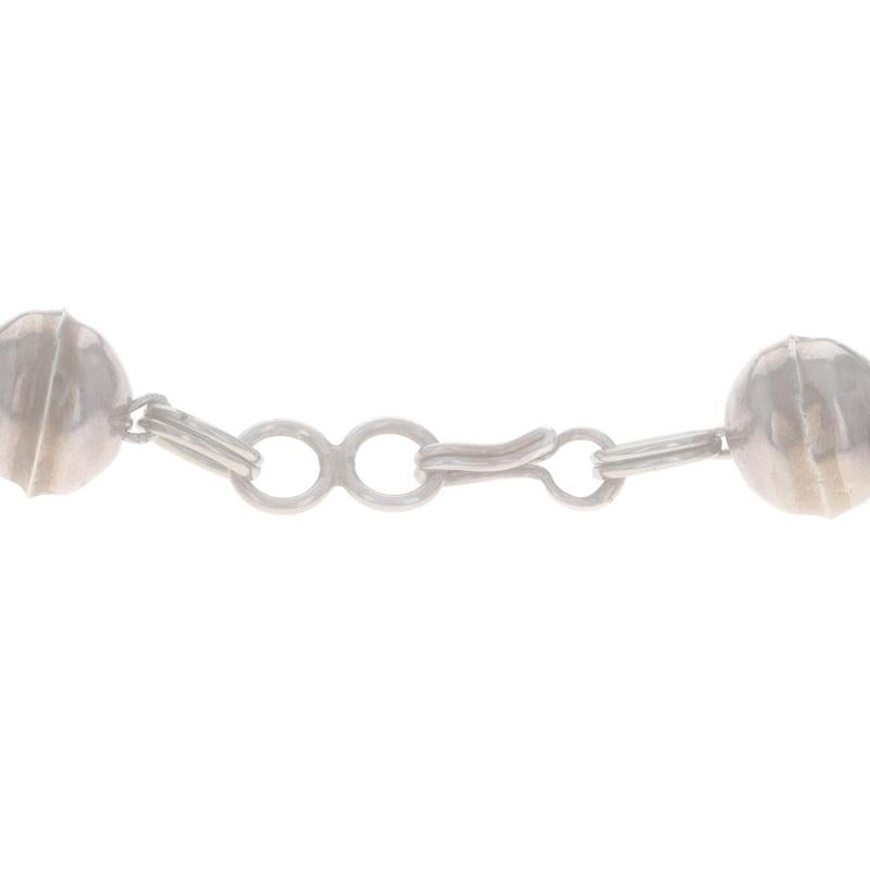 Collana con fiori di zucca vintage in turchese Navajo - 925 In condizioni ottime in vendita a Greensboro, NC