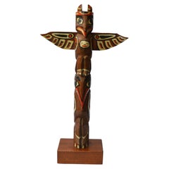 Native American North West Coast Vintage Thunderbird totem Haida