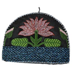 Native American Antique Great Lakes Beaded Bead Work Tea Cosy