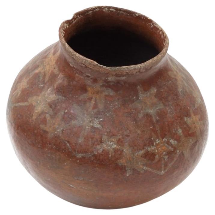 Native American Olla Tribe Pottery Vase In Good Condition For Sale In Bonita Springs, FL