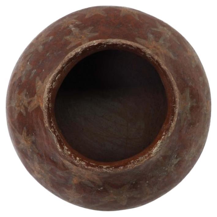 Terracotta Vaso in ceramica della tribù dei nativi americani Olla in vendita