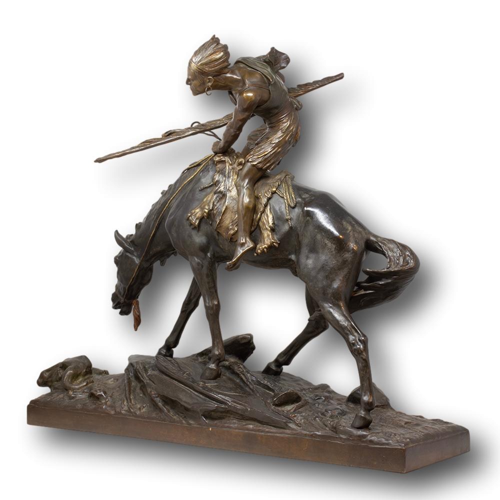 Amérindien à cheval Edouard Drouot en vente 3