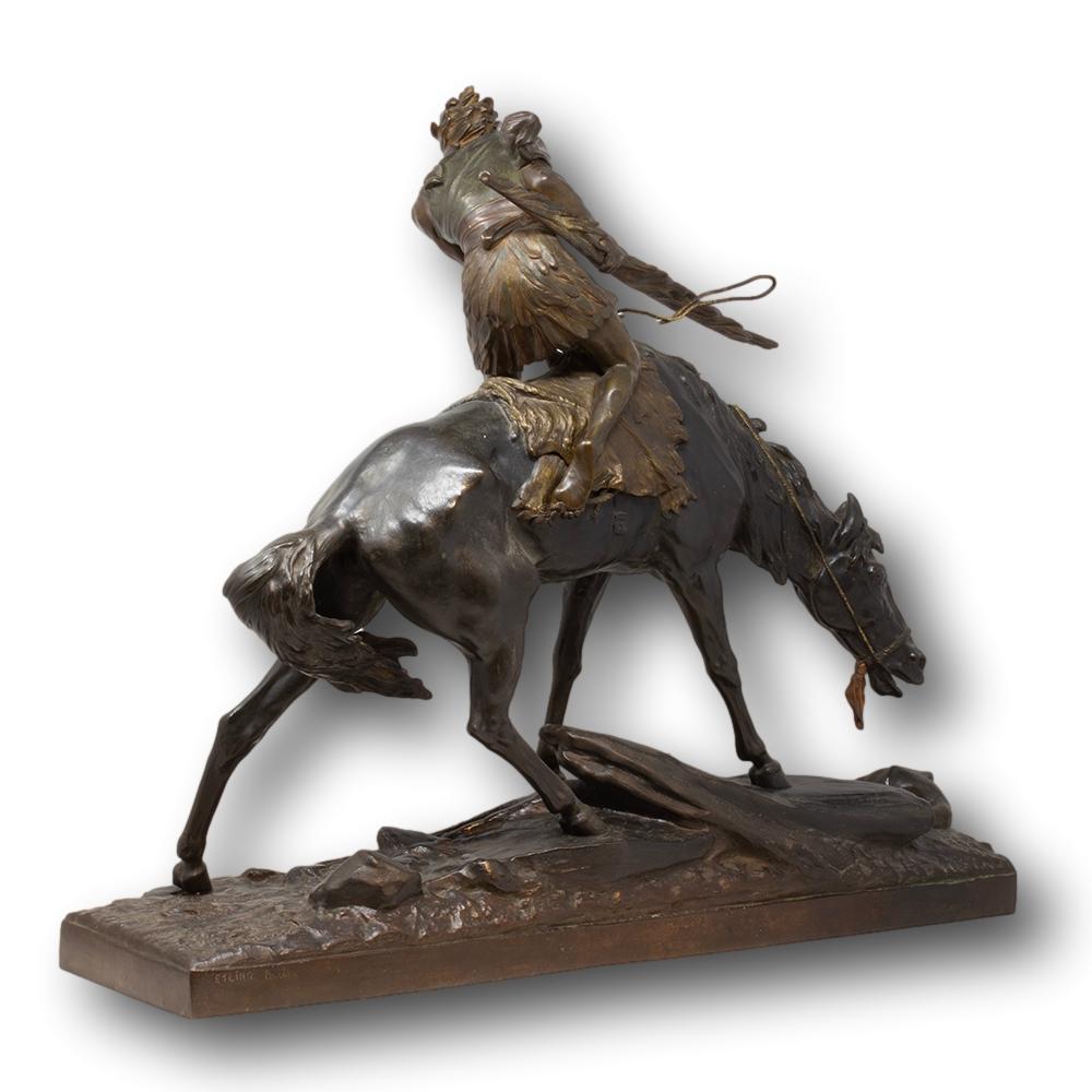 Amérindien à cheval Edouard Drouot en vente 1