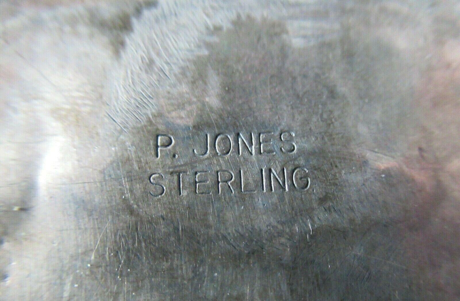 Native American Paul Jones Sterling Silver Genuine Turquoise Navajo Belt 2