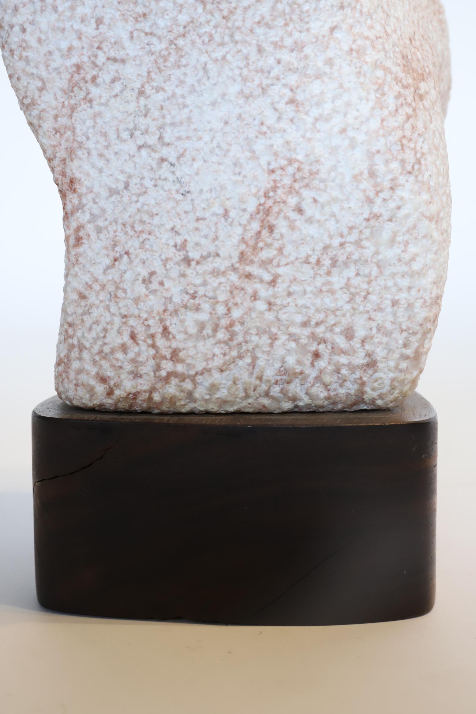 Sculpture de granit rose amérindienne  en vente 4