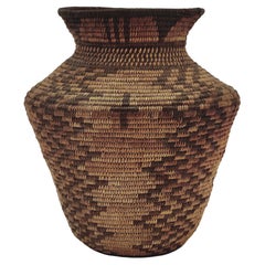 Native American Polychrome Woven Basket