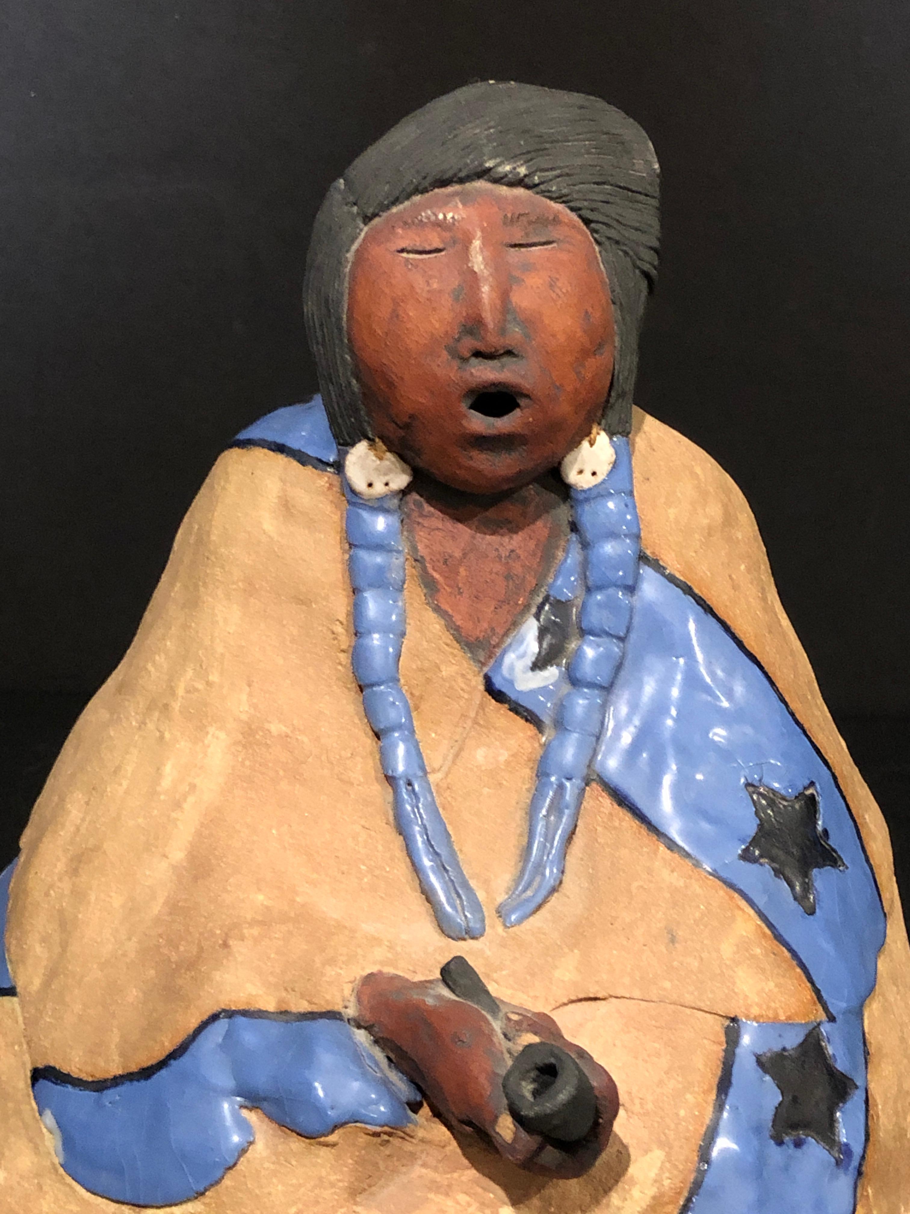 Native American pottery sculpture, 