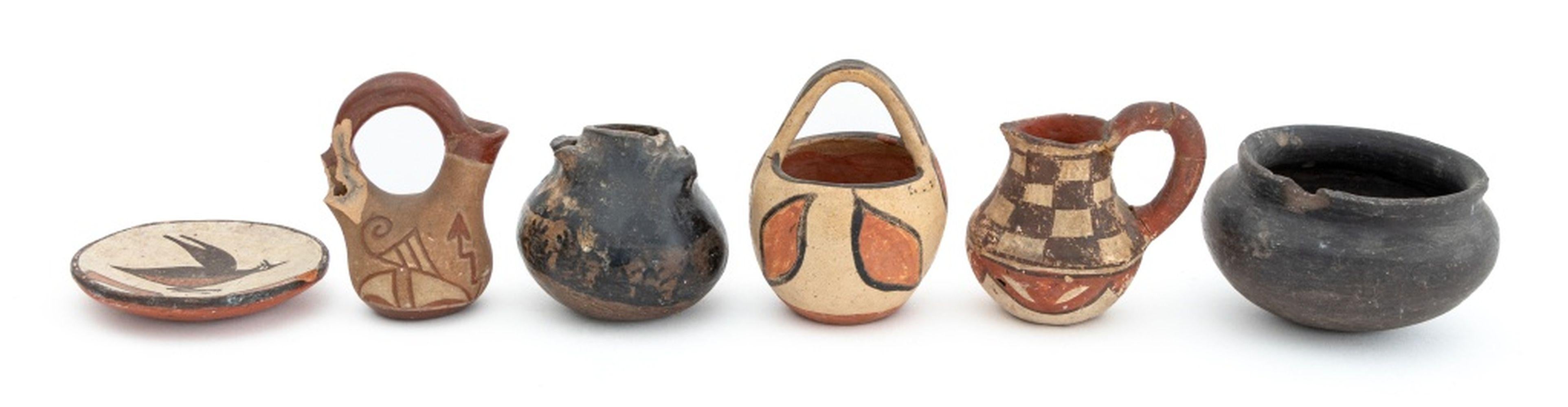North American Native American Pottery Sherds & Vessels, 28 For Sale