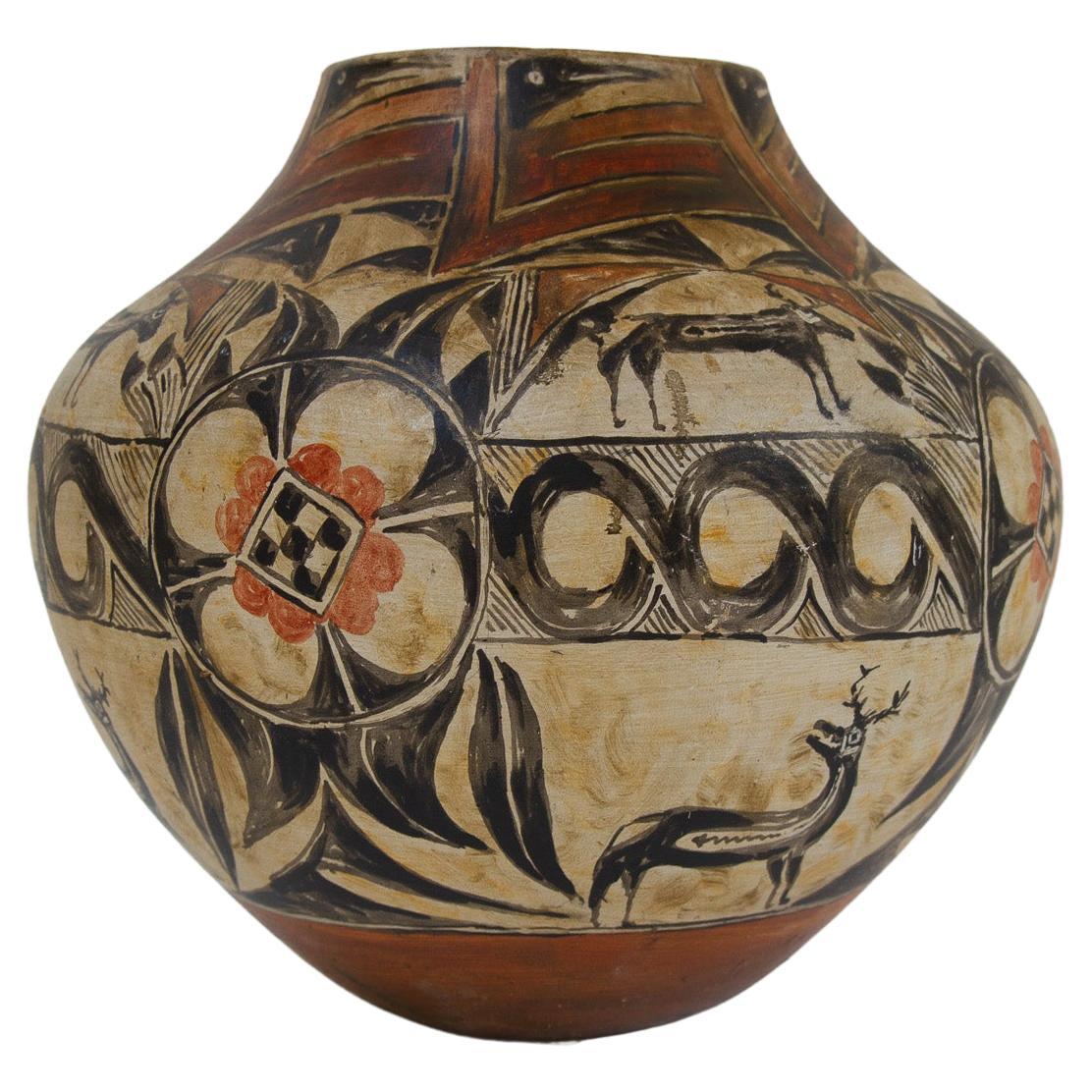 Native American Pueblo Olla Pottery, 1930s.