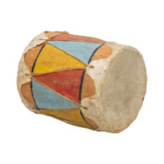Native American Pueblo Painted Drum
