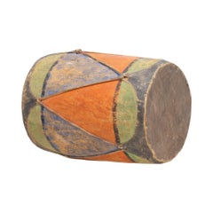 Native American Pueblo Painted Drum