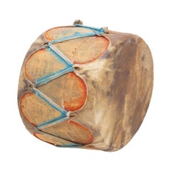 Native American Pueblo Painted Drum