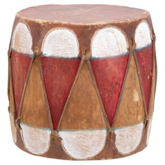 Native American Pueblo Painted Drum