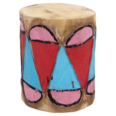 Native American Pueblo Painted Drum