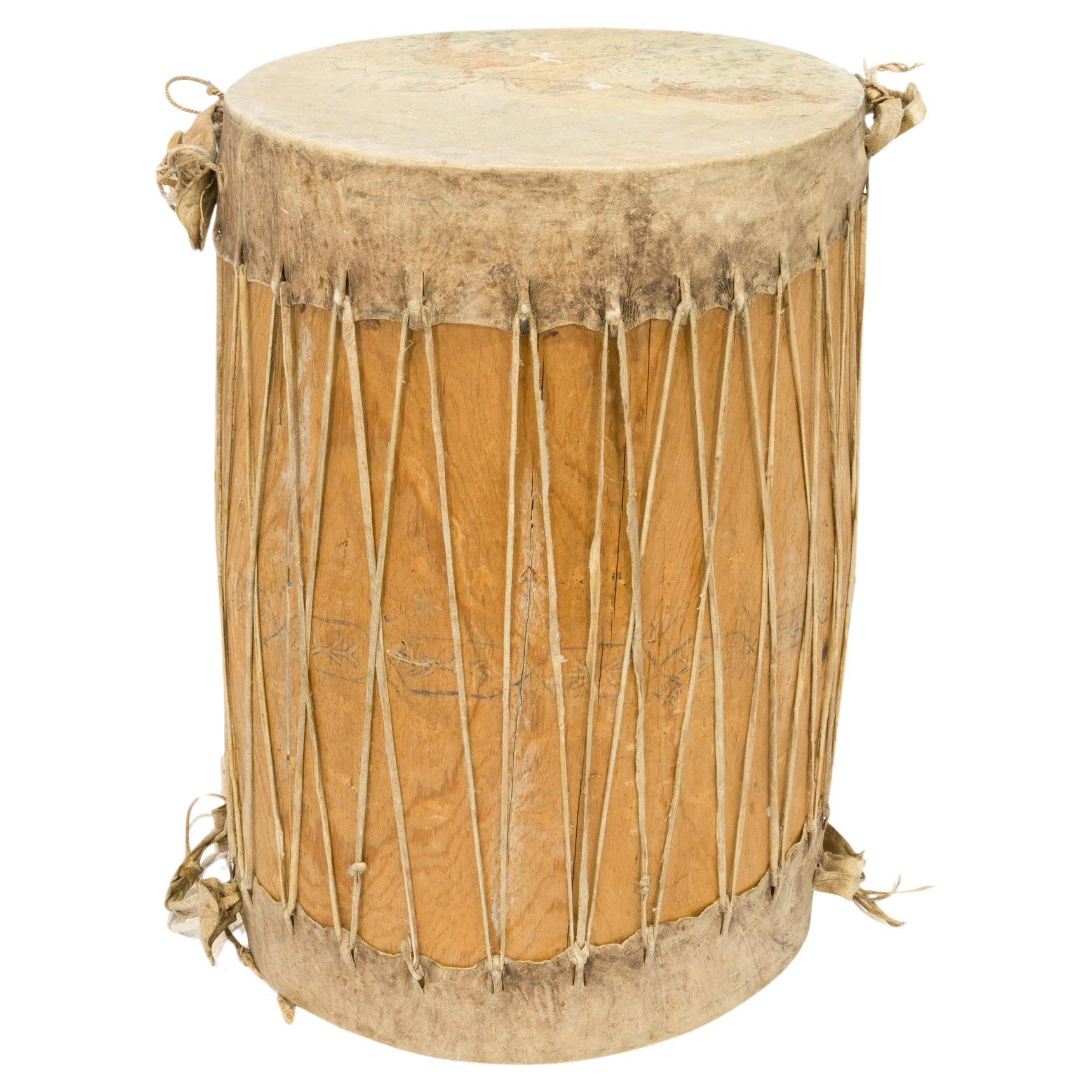 Native American Pueblo Pictorial Drum