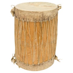 Used Native American Pueblo Pictorial Drum