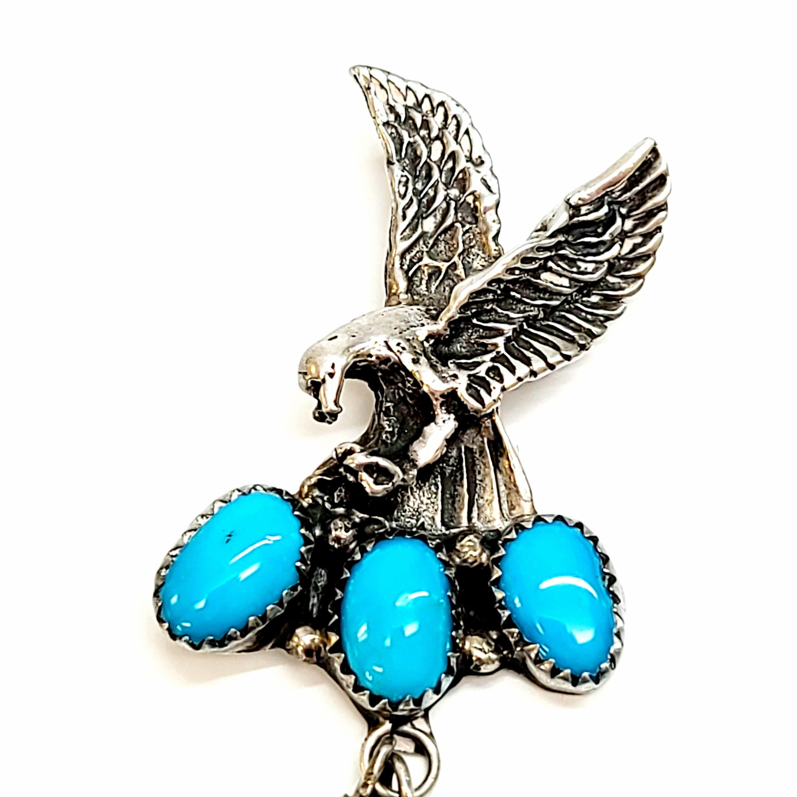 native american eagle pendant