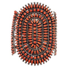 Bracelet manchette amérindien Petit Point #17665