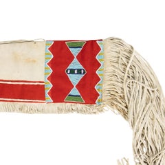 Plaid Sioux en perles pour selle Native American