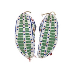 Native American Sioux Fully Beaded Moccasins