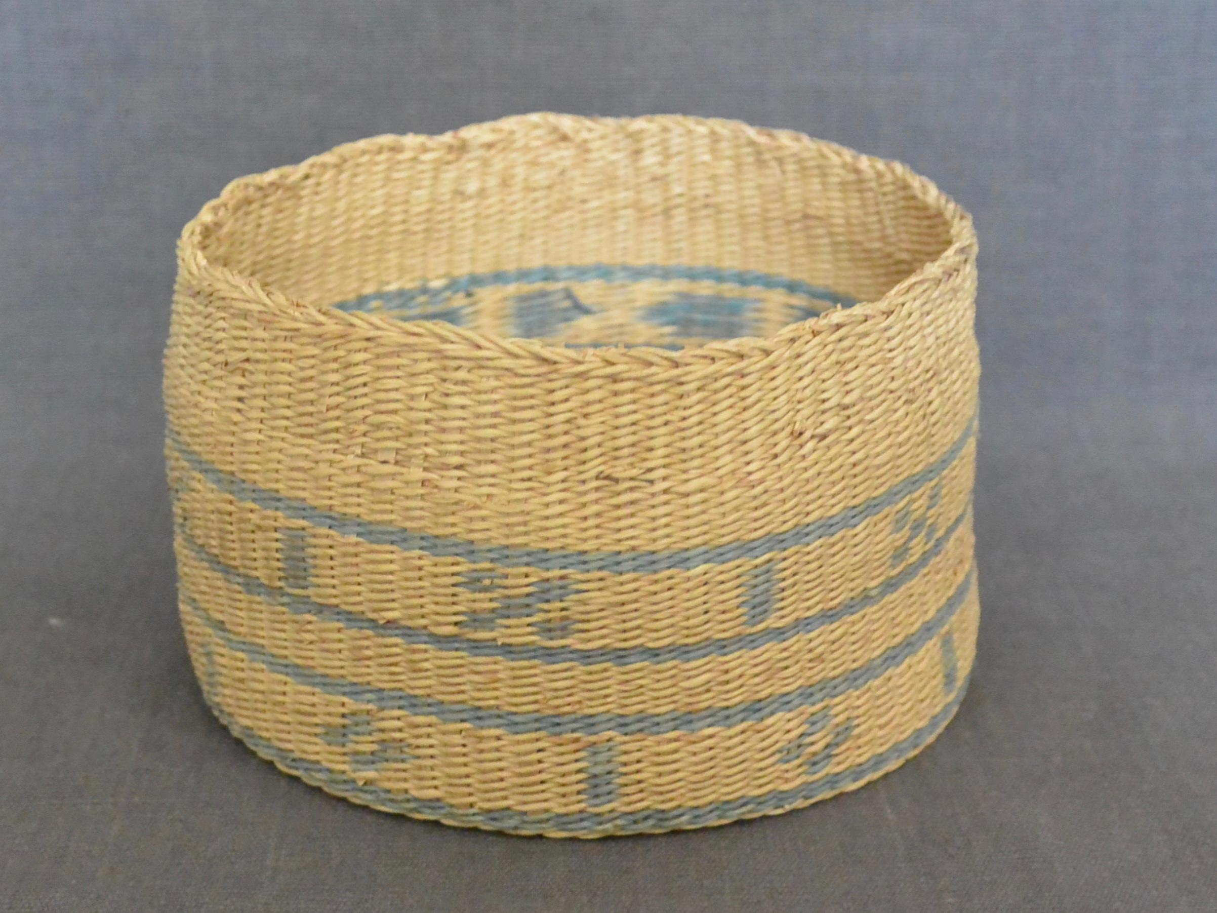 Hand-Woven Native American Small Basket
