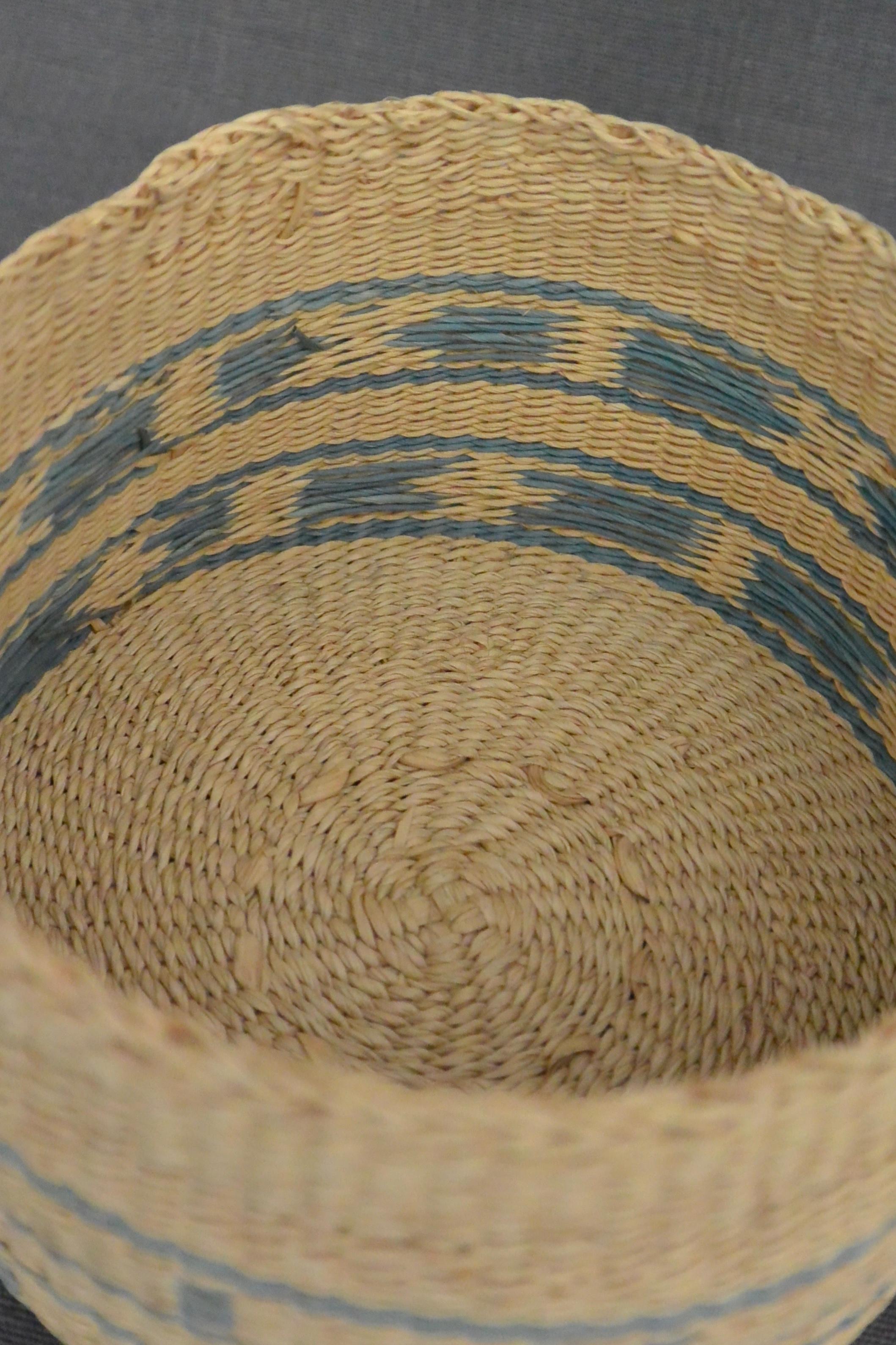 Seagrass Native American Small Basket