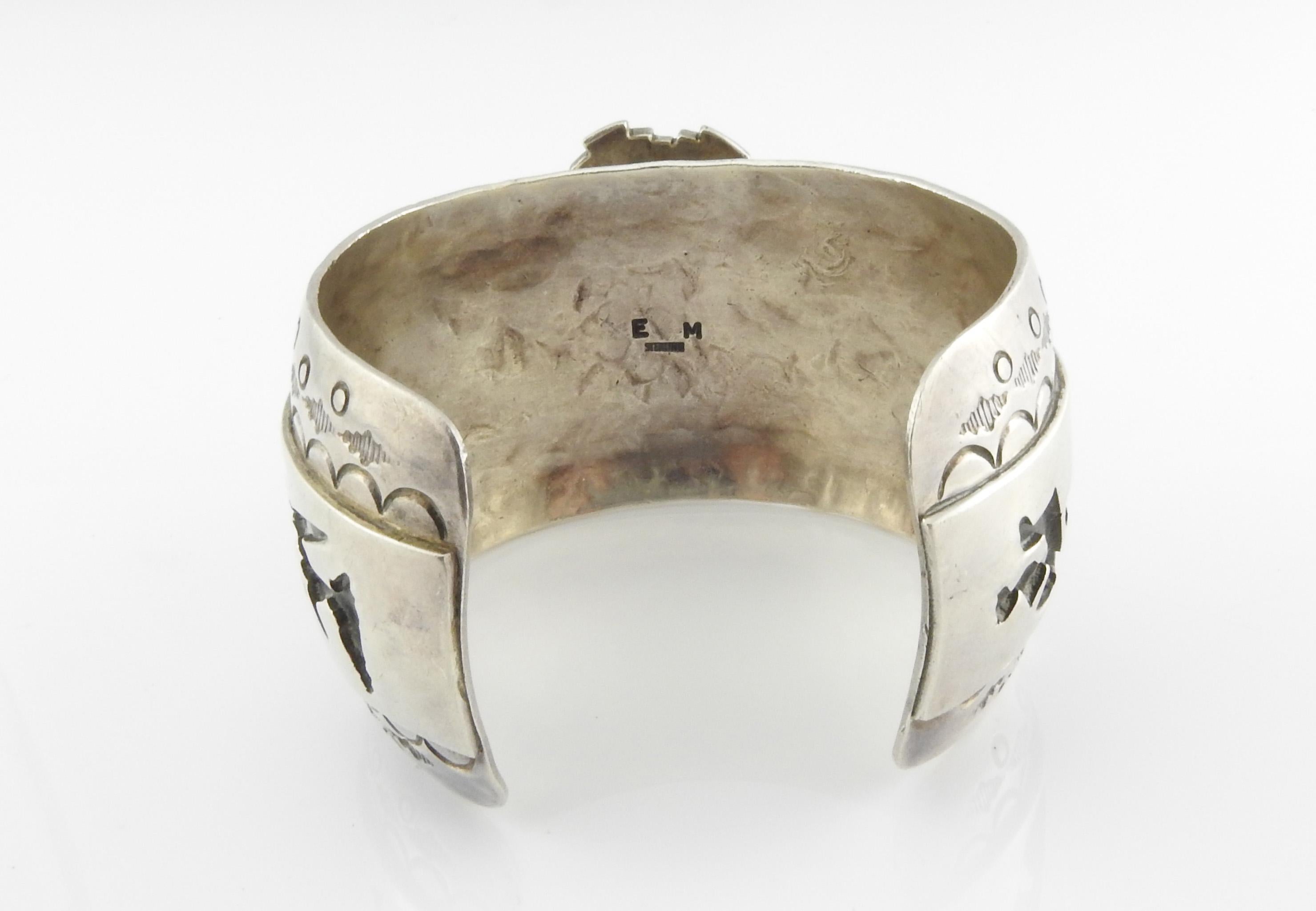 native american sterling silver cuff bracelet